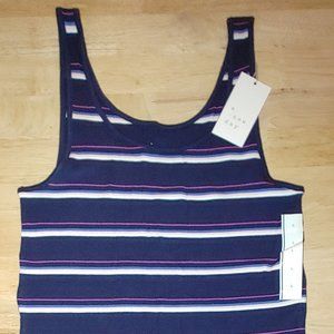 a new day - Women's Striped Tank Top - Large